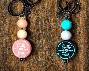 Faith Over Fear Keychains