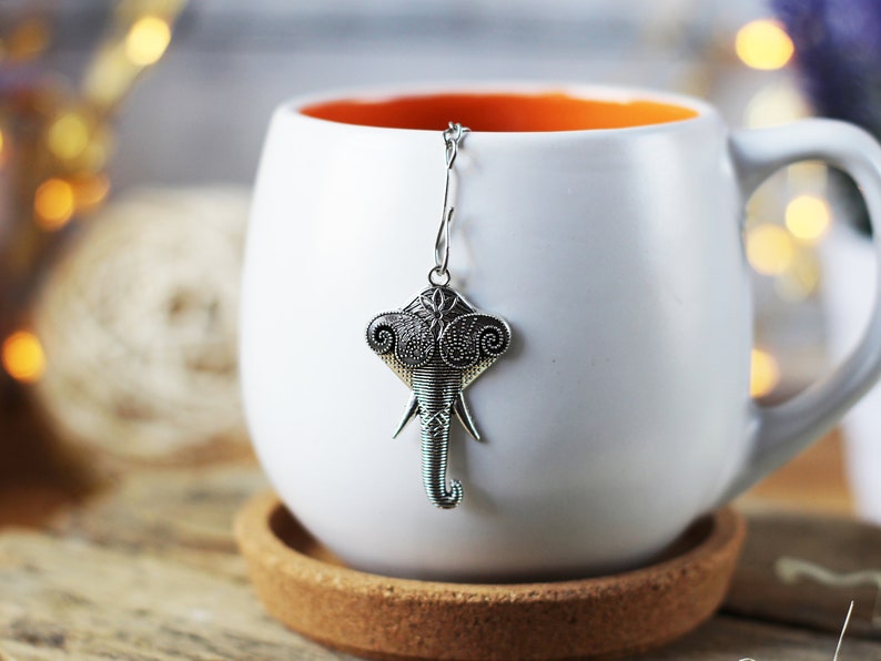 Elephant Tea Ball Infuser for Herbal Tea Tea Infuser Charm Etsy