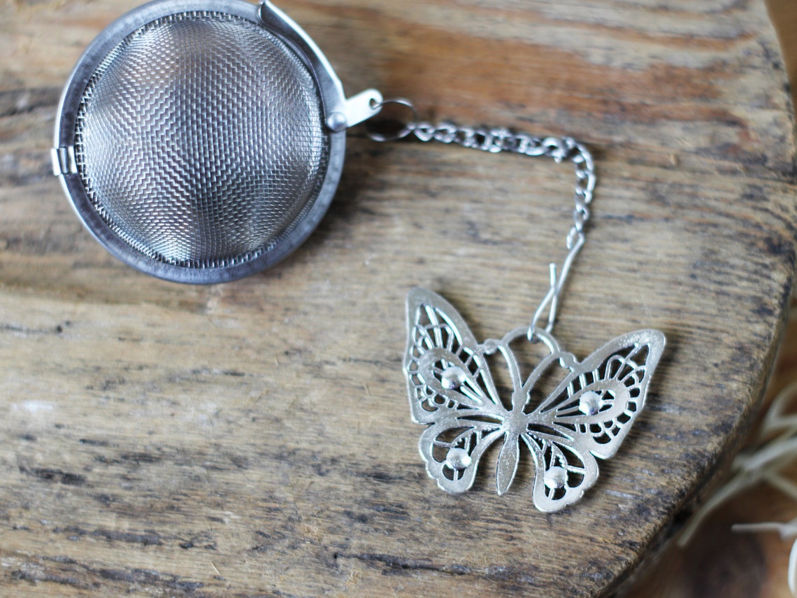 Butterfly tea strainer for herbal tea Tea infuser insect Etsy
