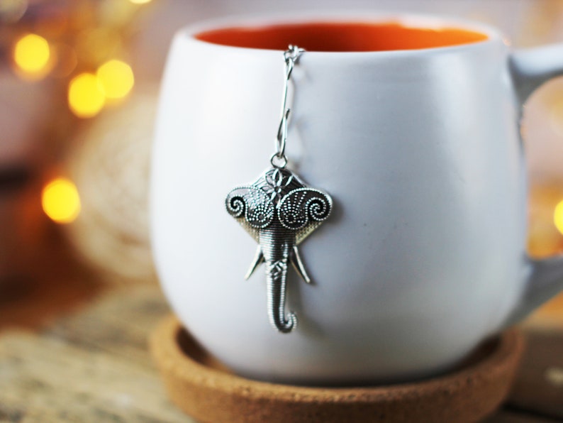 Elephant Tea Ball Infuser for Herbal Tea Tea Infuser Charm Etsy