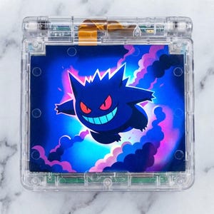 Consola Gengar Game Boy Advance SP IPS V5 con pantalla retroiluminada reacondicionada AGS-101