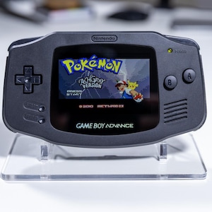 Black Game Boy Advance (GBA) | IPS V5 Backlit Screen | Custom Upgraded Console