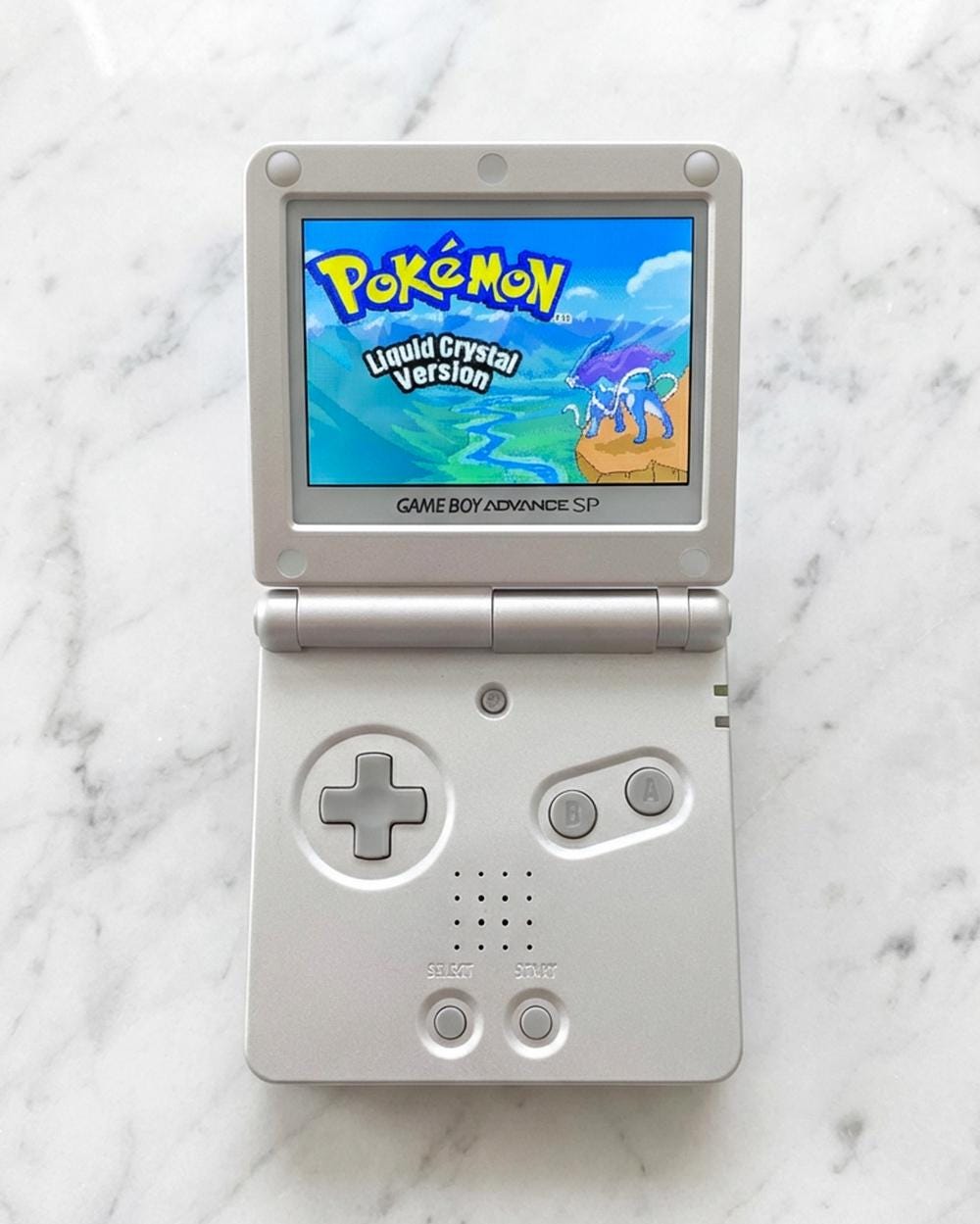 Gameboy Advance SP IPS V5 | Modded Gba SP Console | Pearl White
