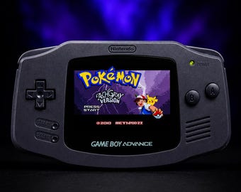 Game Boy Advance IPS V5 / Console GBA personalizzata / Edizione Nera
