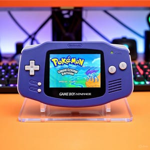 Gameboy Advance IPS V5 / Consola GBA modificada a medida / Edición clásica morada