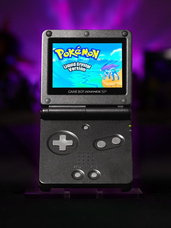 Game Boy Advance SP IPS V5 | Modded Gba SP Console | Graphite