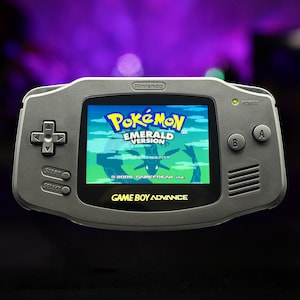 Game Boy Advance IPS V5 / Console GBA personalizzata / Edizione Nera