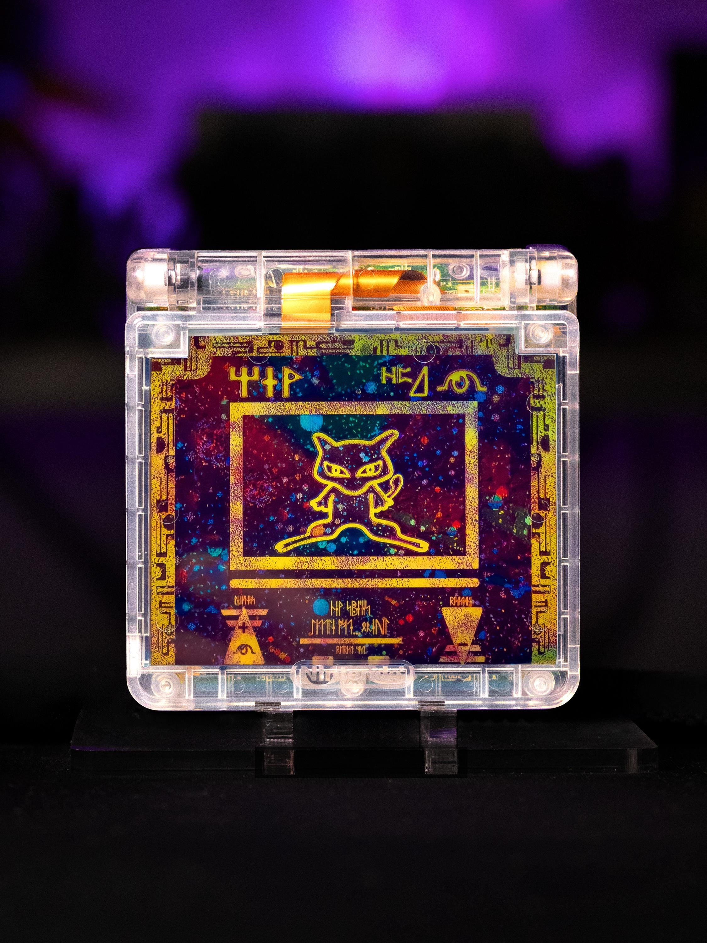 Game Boy Advance SP Ancient Mew Edition | Custom Pokemon Gameboy | IPS ...