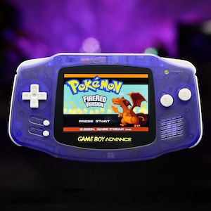 Game Boy Advance IPS V5 | Custom Modded GBA Console | Transparent Purple Edition