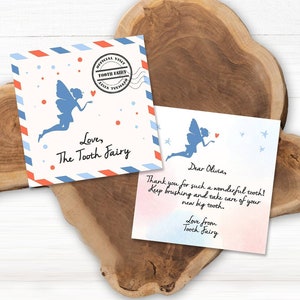 Editable Tooth Fairy letter Tooth Fairy envelope Fairy kit Milestone Tooth Baby Tooth Fairy Note Template Mini Letter Digital Printable 0526