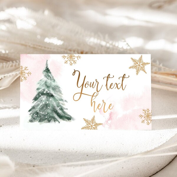Winter Place Cards - Etsy