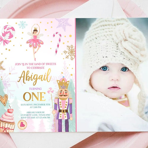 High Chair Banner Nutcracker Birthday Girl Land of Sweets Etsy