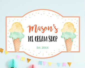 Shop Sign Template | Etsy