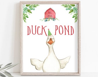 PERSONALISED DUCK SIGN DUCK POND SIGNS GARDEN SIGN FUNNY DUCKS SIGN HOUSE PLAQUE