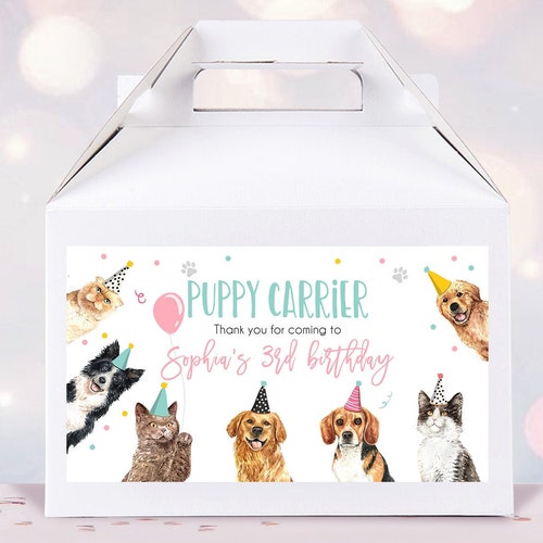 Editable Cats and Dogs Birthday Invitation Cat Dog Birthday - Etsy