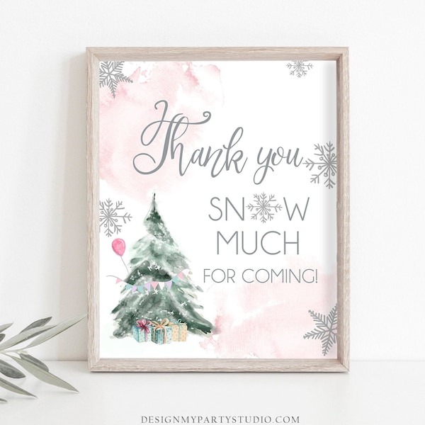 Thank You Snow Much for Coming Etsy