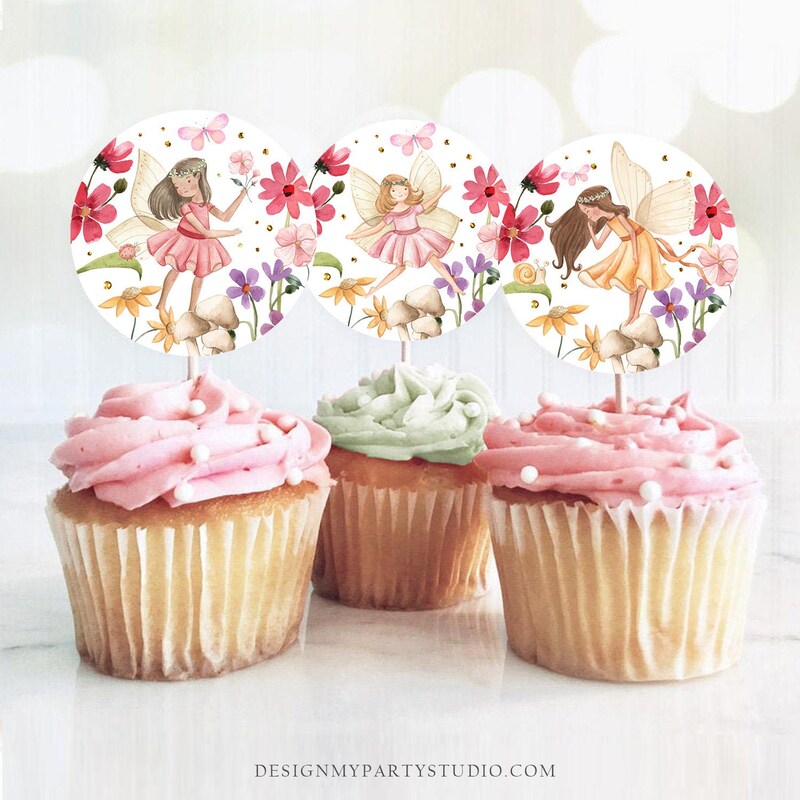 Fairy Cupcake Topper - Etsy