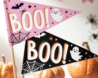 Boo Basket Filler Halloween Flag Halloween Gift Tag Boo Basket Flag Kids Been Booed Prints Props DIY Digital Download Printable 0261