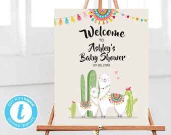 Llama Baby Shower Etsy