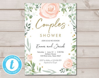 Couples Shower Invitation Etsy