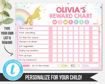 Reusable Reward Chart