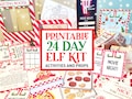 Printable Elf Kit 24 Days Bundle Christmas Elf Props Kit Instant Download Elf Activities Elf Arrival Elf Letters Elf Ideas Games  Bundle DIY