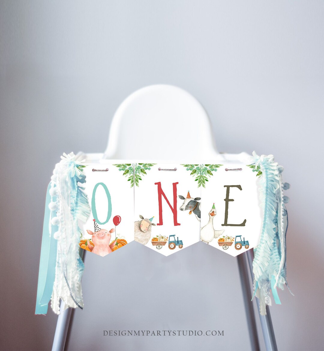 High Chair One Banner