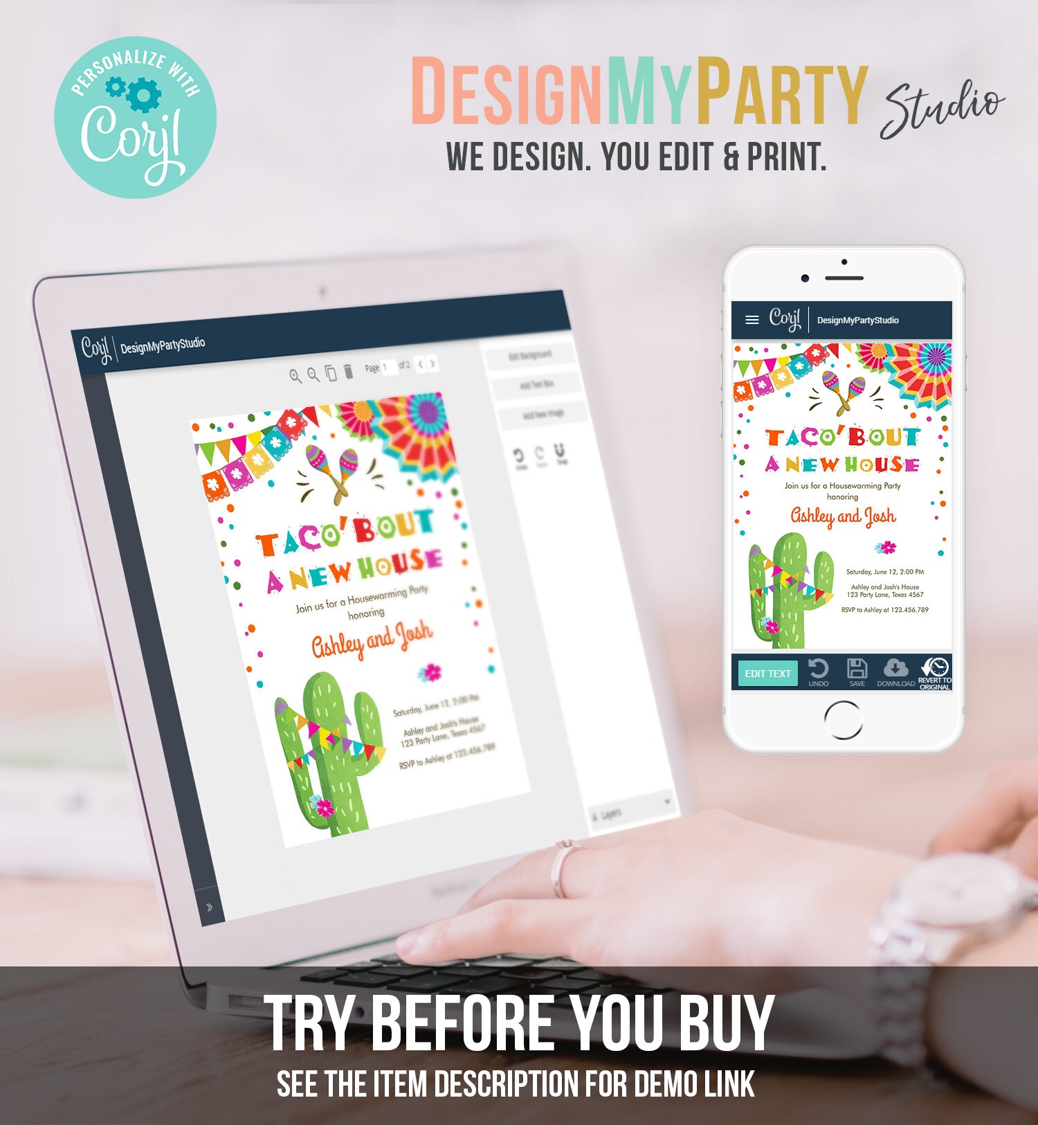 Editable Taco Bout A New House Housewarming Party Invitation Fiesta New Home Cactus Mexican Digital Download Corjl Template Printable 0045 Editable Taco Bout A New House Housewarming Party Invitation Fiesta New Home Cactus Mexican Digital Download Corjl Template Printable 0045