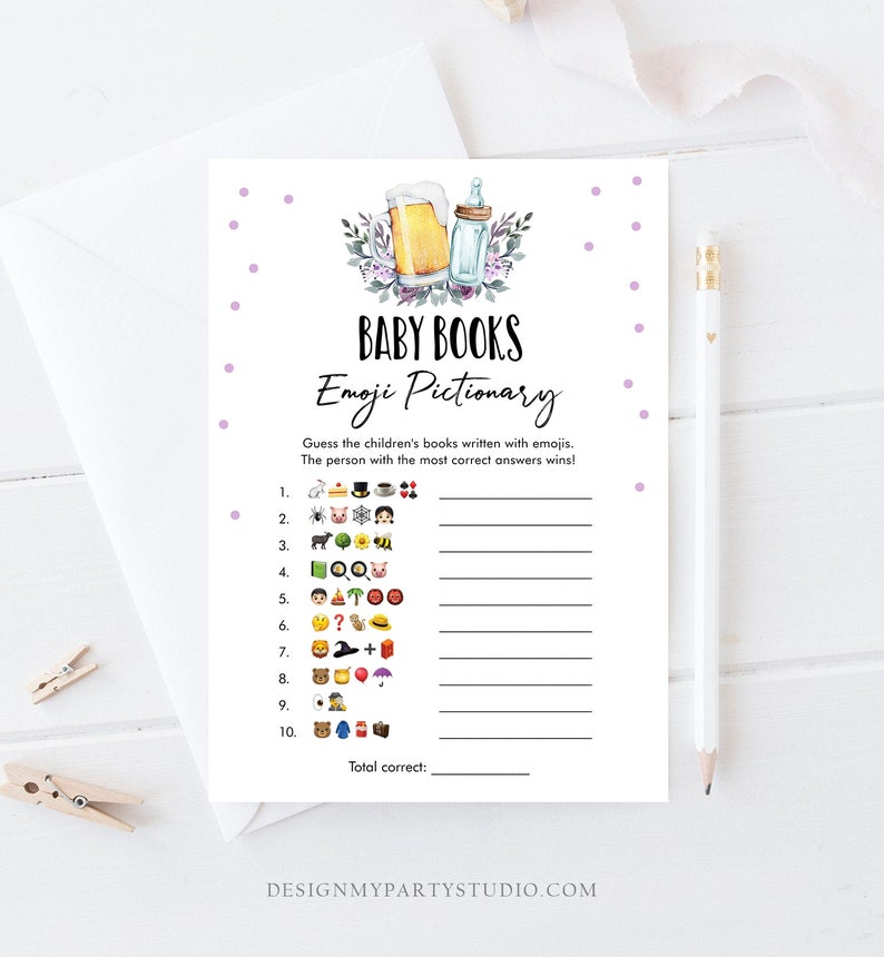 Editable Baby is Brewing Baby Shower Games Bundle Brewing Etsy