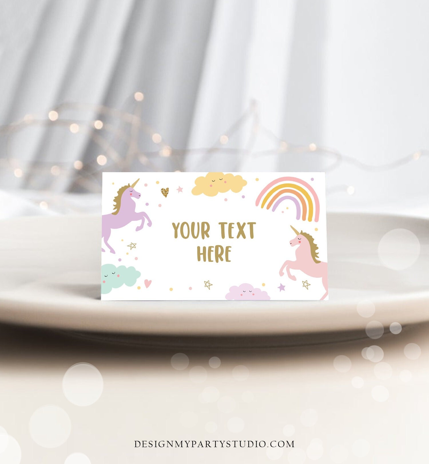 Unicorn and Rainbows Party Kit For 6th Birthday – Buy Me Unicorns