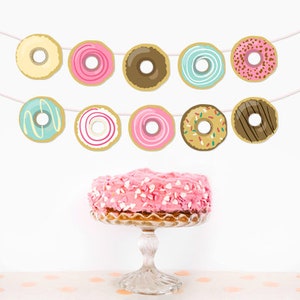 Donut Garland Donut Birthday Party Donut Decor First Birthday Donut ...