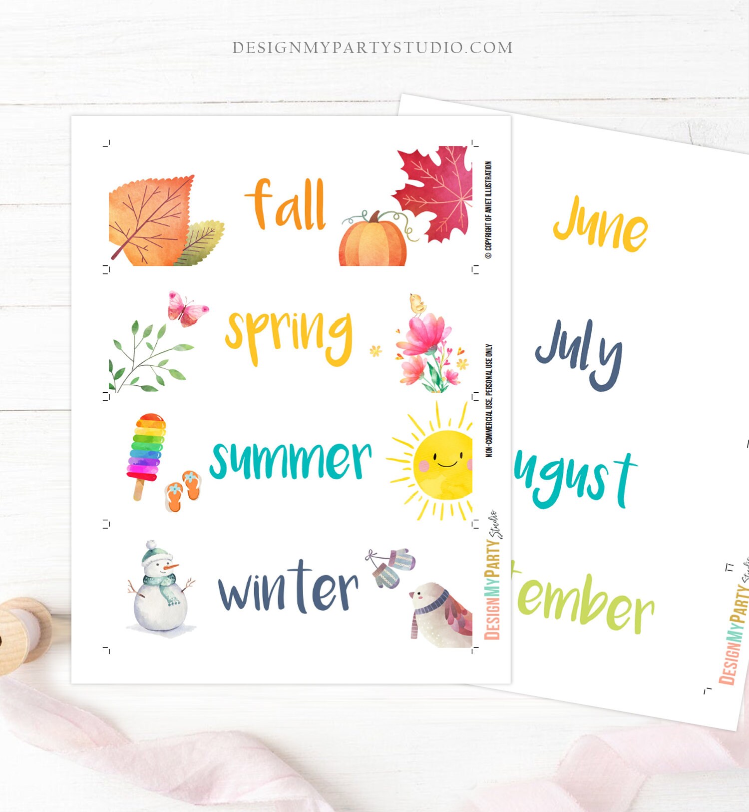 Morning Board Printable Activity Toddler Kids Homeschool - Etsy