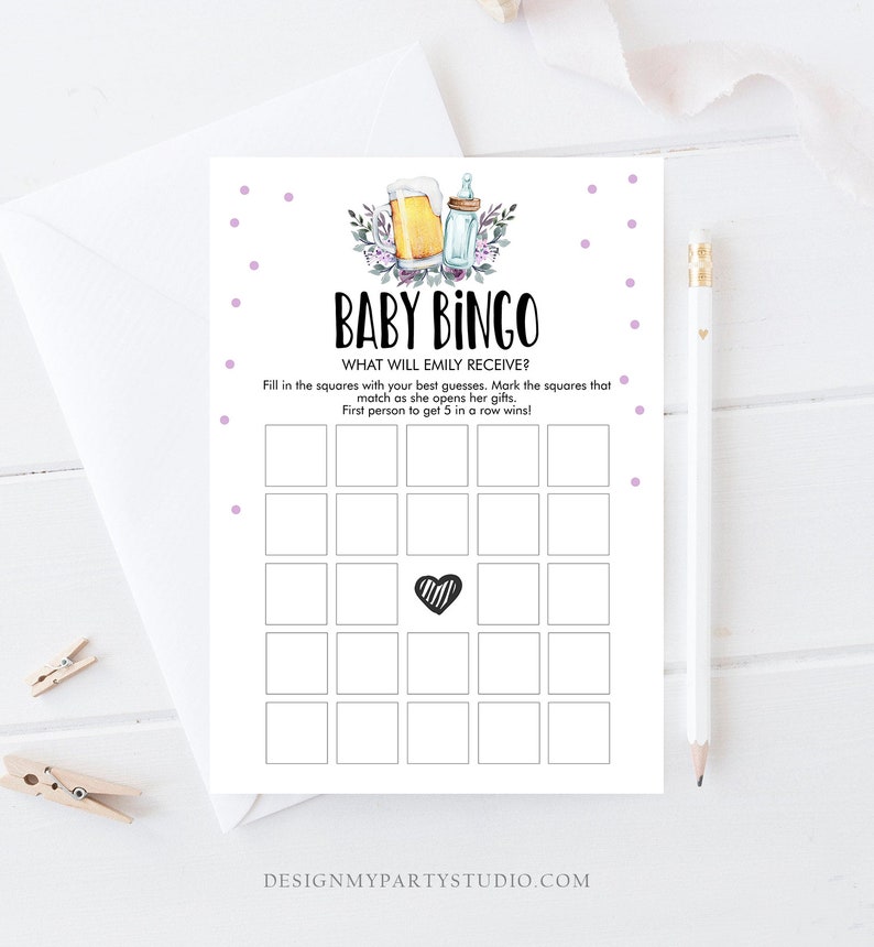 Editable Baby is Brewing Baby Shower Games Bundle Brewing Etsy