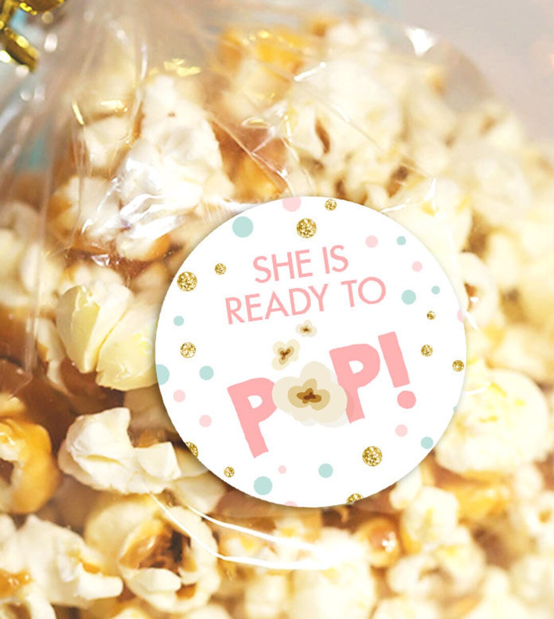Shes Ready to Pop Stickers Ready to Pop Tags Popcorn Tags - Etsy