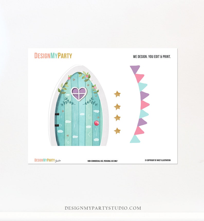 Printable Fairy Door Tooth Fairy Door Girls Miniature Door - Etsy