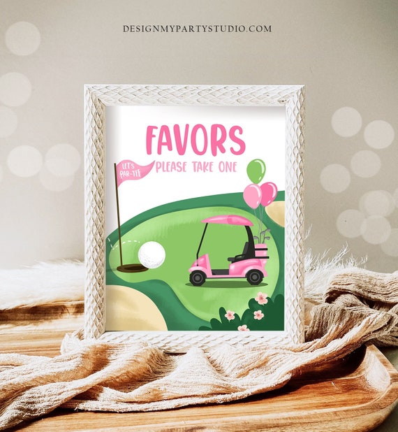 favors-golf-birthday-party-sign-golf-girl-birthday-party-decor-par-tee