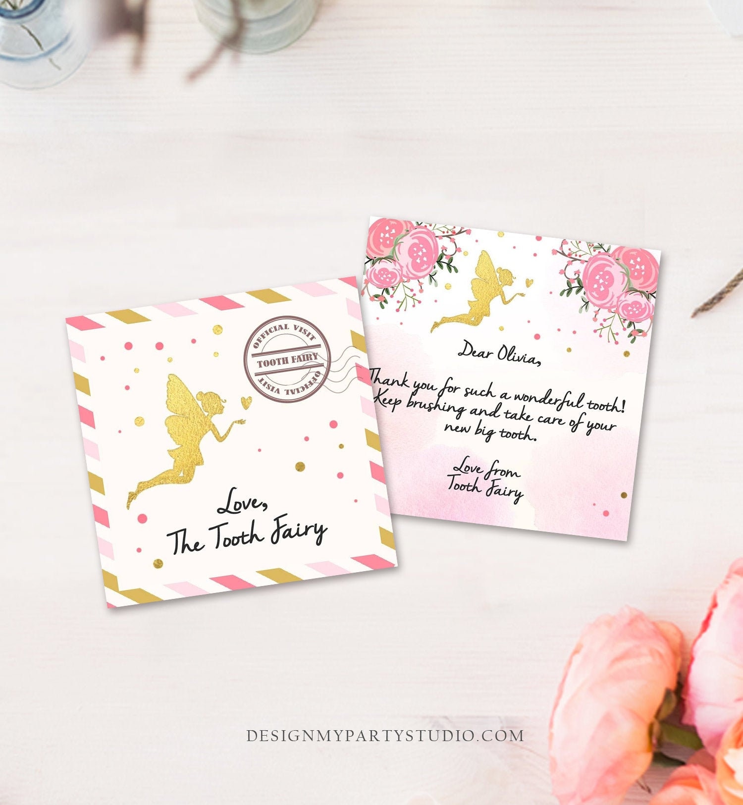 Stationery Stationery Sets Printable Tooth Fairy Letter Editable With 
