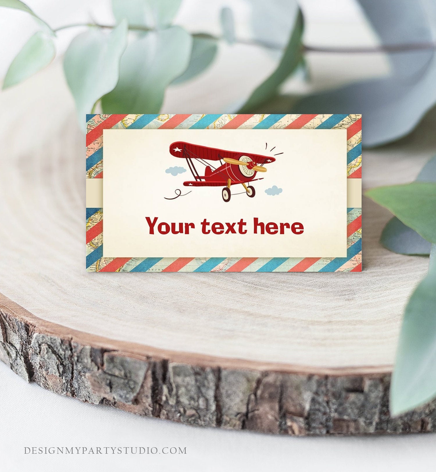 Airplane Name Labels - Etsy