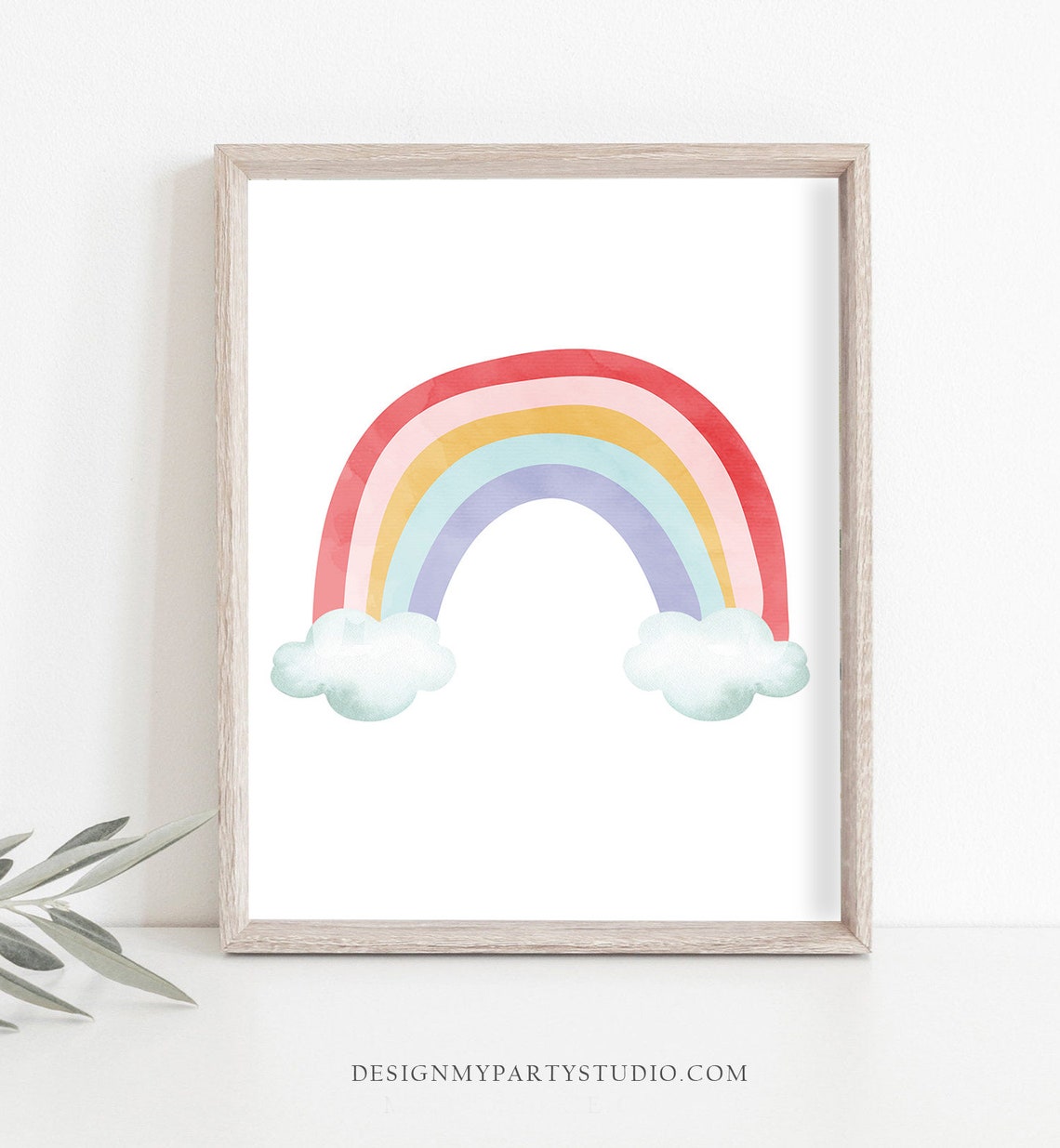 Sunshine Rainbow Cloud Nursery Prints Wall Art Nursery Art Set of 3 ...