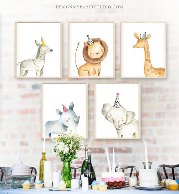 wild animal nursery decor