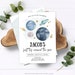 Editable Outer Space First Birthday Invitation Galaxy Blast Off First Trip Around the Sun Download Printable Template Digital Corjl 0357