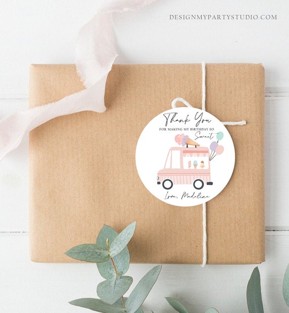 Editable Ice Cream Truck Favor Thank You Tags Ice Cream Birthday Party editable-ice-cream-truck-favor-thank-you-tags-ice-cream-birthday-party