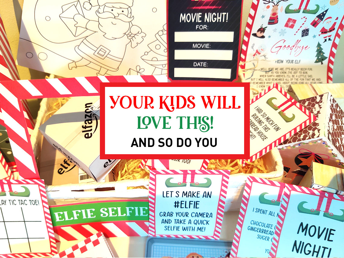 Printable Elf Kit 24 Days Bundle Christmas Elf Props Kit Instant ...