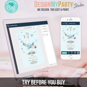 Editable Airplane Baby Shower Invitation Vintage Airplane Blue - Etsy