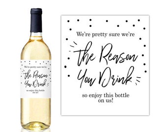 Boss Appreciation Gift Wine Label Boss gift Friend gift Funny Wine label Christmas gift Wine label for boss Teacher appreciation PRINTABLE