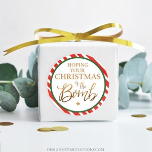 Editable Bomb Tags Hoping Your Christmas is the Bomb Bath Bomb Tags ...