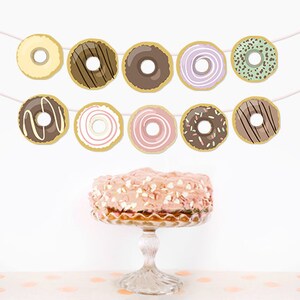 Donut Garland Donut Birthday Party Donut Decor First Birthday Donut ...