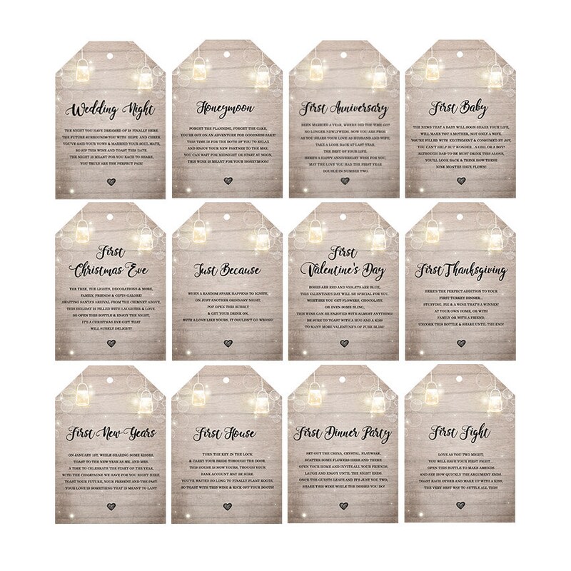 Milestone Wine Label - Etsy