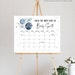 Editable Guess the Birth Date Baby Shower Game Guess Birthday Outer ...