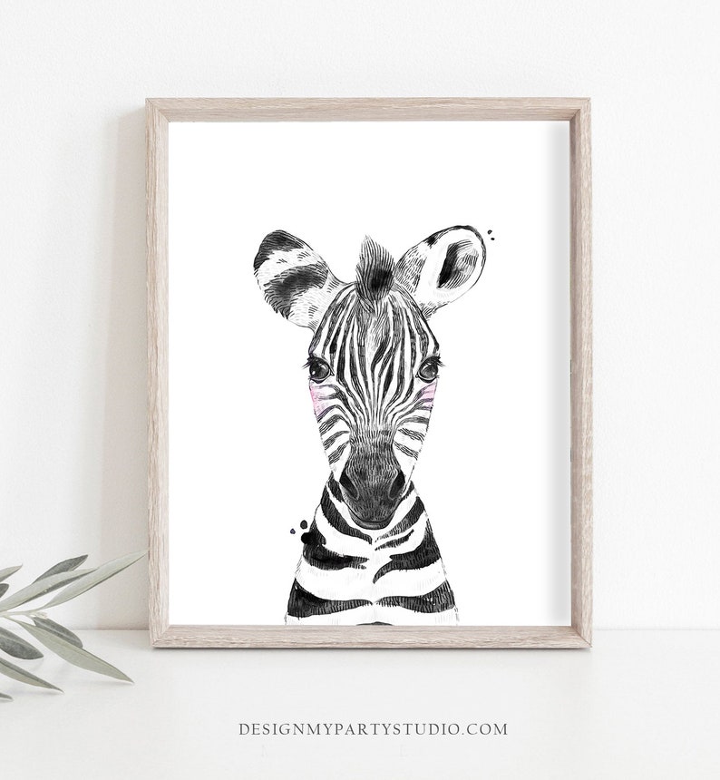 Safari Animals Printable Nursery Wall Art Wild Animals Etsy